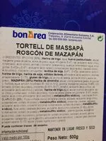 Mängden socker i Roscón de mazapan