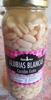 Mängden socker i Alubias blancas cocidas extra