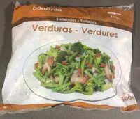 Mängden socker i Verduras salteadas bonArea