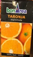 Mängden socker i Taronja espremuda