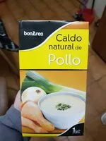 Mängden socker i Caldo natural de pollo