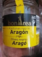 Mängden socker i Aceitunas negras de Aragon