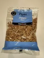 Mängden socker i Pipas peladas