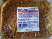 Mängden socker i Spaghetti con salsa de tomate y setas
