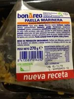 Mängden socker i Paella marinera