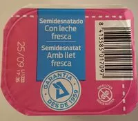 Mängden socker i Semidesnatada Con leche fresca