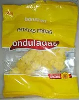 Mängden socker i Patatas fritas onduladas