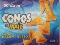 Mängden socker i Conos de maiz sabor bacon y queso