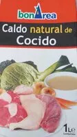 Mängden socker i Caldo natural de cocido