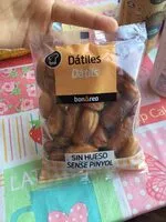 Mängden socker i Dátiles sin hueso