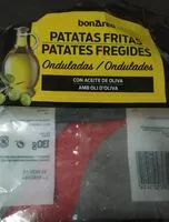 Mängden socker i Patatas fritas onduladas con aceite de oliva