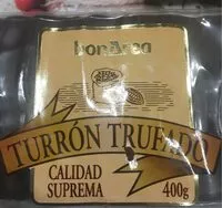 Mängden socker i Turrón de chocolate trufado