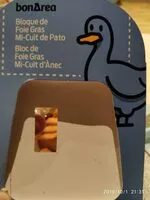 Mängden socker i Bloque de Foie Gras Pato