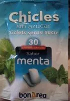 Mängden socker i Chicles sabor menta sin azúcar
