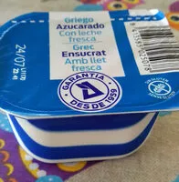 Mängden socker i Yogur griego azucarado