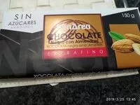 Mängden socker i Chocolate negro con almendras sin azúcar