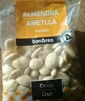 Mängden socker i Almendra cruda