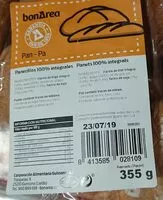 Mängden socker i Panecillos 100% integrales