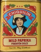 Mängden socker i mildes Paprikapulver