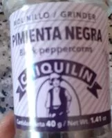 Mängden socker i Pimienta negra