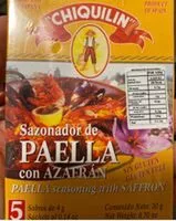 Mängden socker i Sazandor de Paella