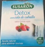 Mängden socker i Detox con cola de caballo sabor frutos rojos