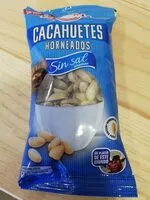 Mängden socker i Cacahuetes horneados sin sal