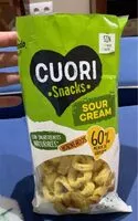 Mängden socker i Cuori snack sour cream