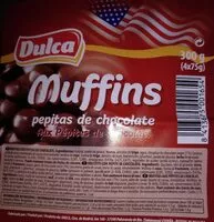 Mängden socker i Muffins pepitas de chocolate