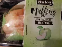 Mängden socker i Muffins con trozitos de manzana