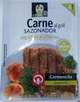 Mängden socker i Sazonador mest seasoning