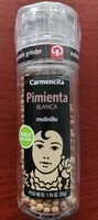 Mängden socker i Pimienta Blanca