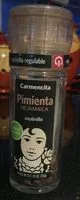 Mängden socker i Pimienta de Jamaica carmencita