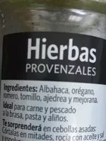Mängden socker i Hierbas provenzales