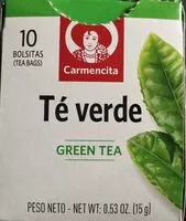 Mängden socker i Té verde