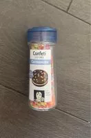 Mängden socker i confeti - colores