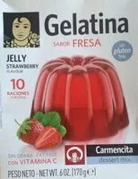 Mängden socker i Gelatina sabor Fresa
