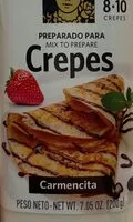 Mängden socker i Preparado para crepes-Carmensita