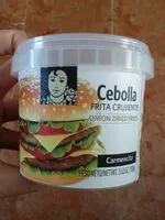 Mängden socker i Cebolla frita crujiente