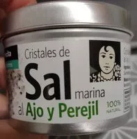 Mängden socker i Cristales de sal marina al ajo y perejil