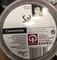 Mängden socker i Sal carmencita negra en escamas