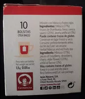 Mängden socker i Hibiscus & red fruits tea