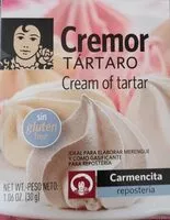 Mängden socker i Cremor tártaro