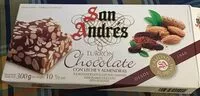 Mängden socker i Turron de Chocolate con leche y almendras