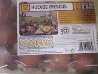 Mängden socker i Huevos frescosClase L Categoria A