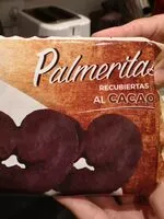 Mängden socker i Palmeritas recubiertas al Cacao