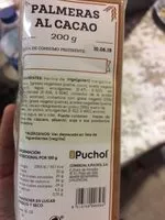Mängden socker i Palmeras de cacao