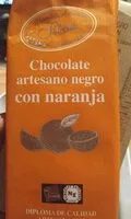 Mängden socker i Chocolate artesano negro con naranja