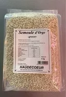 Mängden socker i Semoule d'Orge grosse