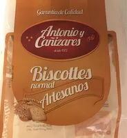Mängden socker i Biscottes normal artesanos